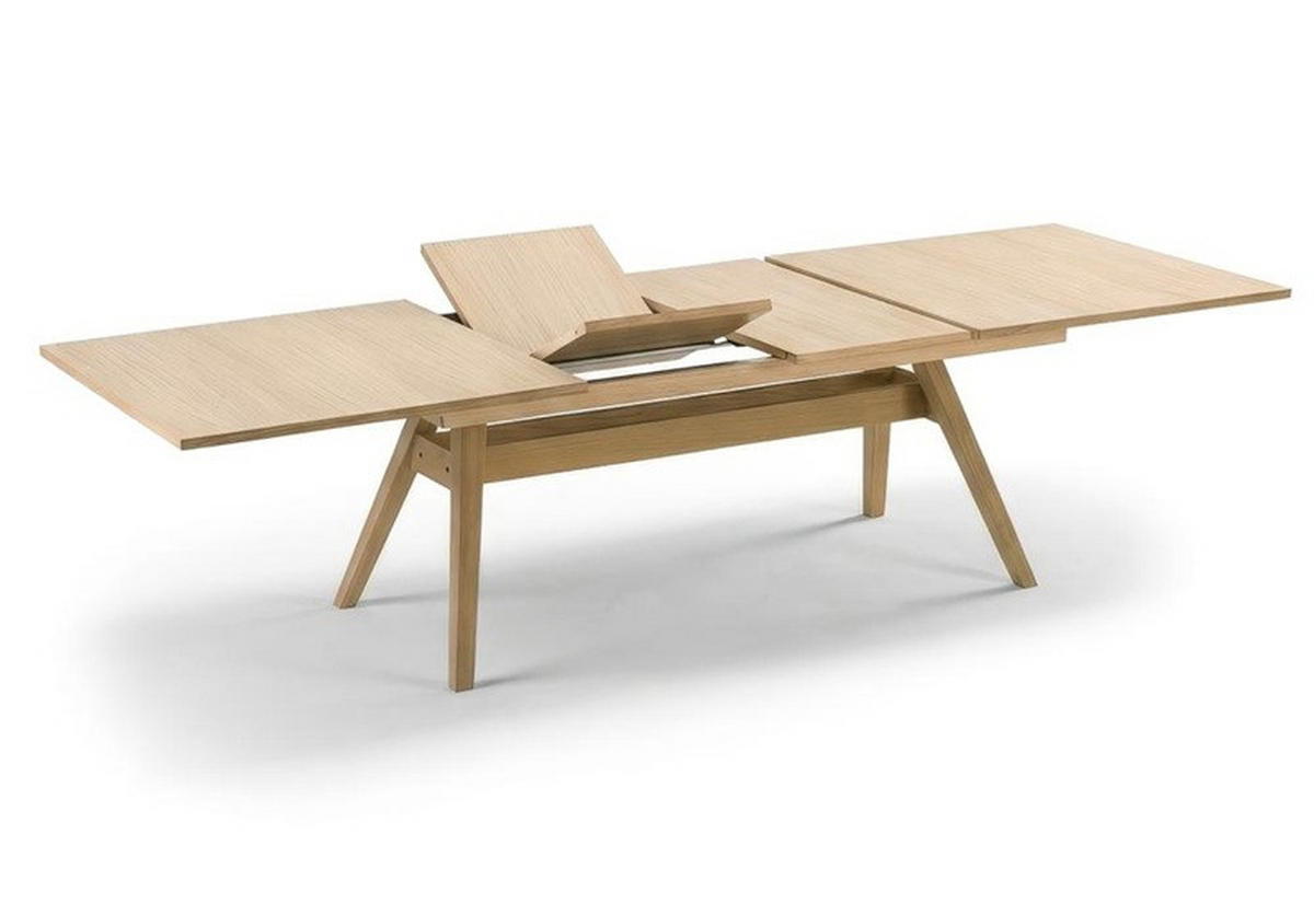 MATBORD 183-275/100/74 cm delar i massivt trä  trä utdragbar, finns i olika träslag, finns i olika trädekorer rektangulär ek Bianco  - ek Bianco, Lifestyle, trä (183-275/100/74cm) - Skovby