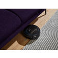 ECKSOFA in Chenille, Mikrofaser Aubergine, Violett  - Violett/Aubergine, Design, Textil/Metall (157/299cm) - Dieter Knoll