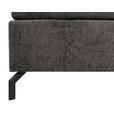 BOXSPRINGBETT 140/200 cm  in Dunkelbraun  - Dunkelbraun/Schwarz, Design, Textil/Metall (140/200cm) - Esposa