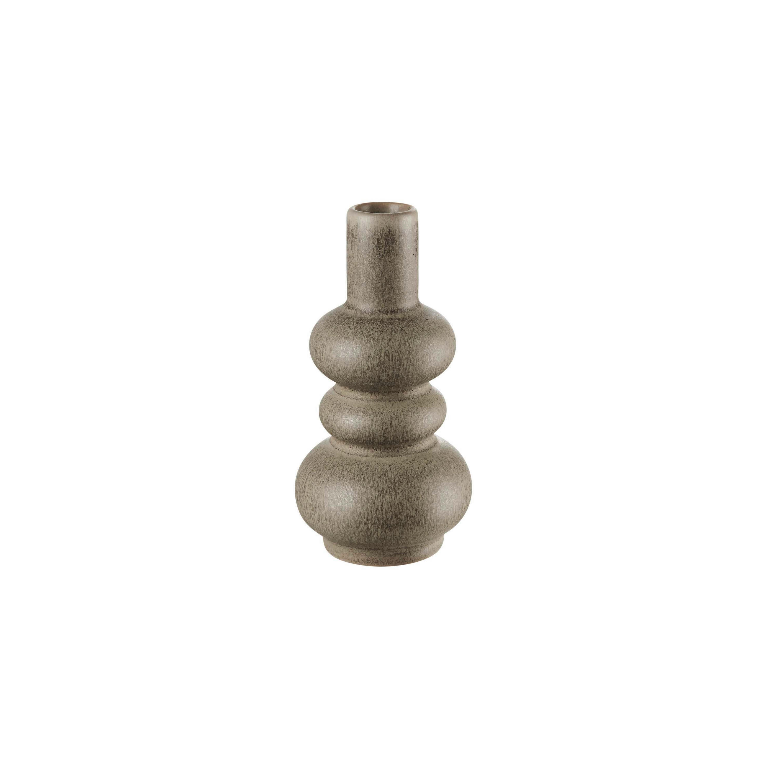 VASE  - Braun, Basics, Stein (2,5/12cm) - ASA