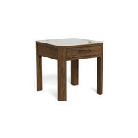 SIDOBORD i keramik, trämaterial  - vit/brun, Modern, trämaterial/keramik (45/45/45cm) - Best Price
