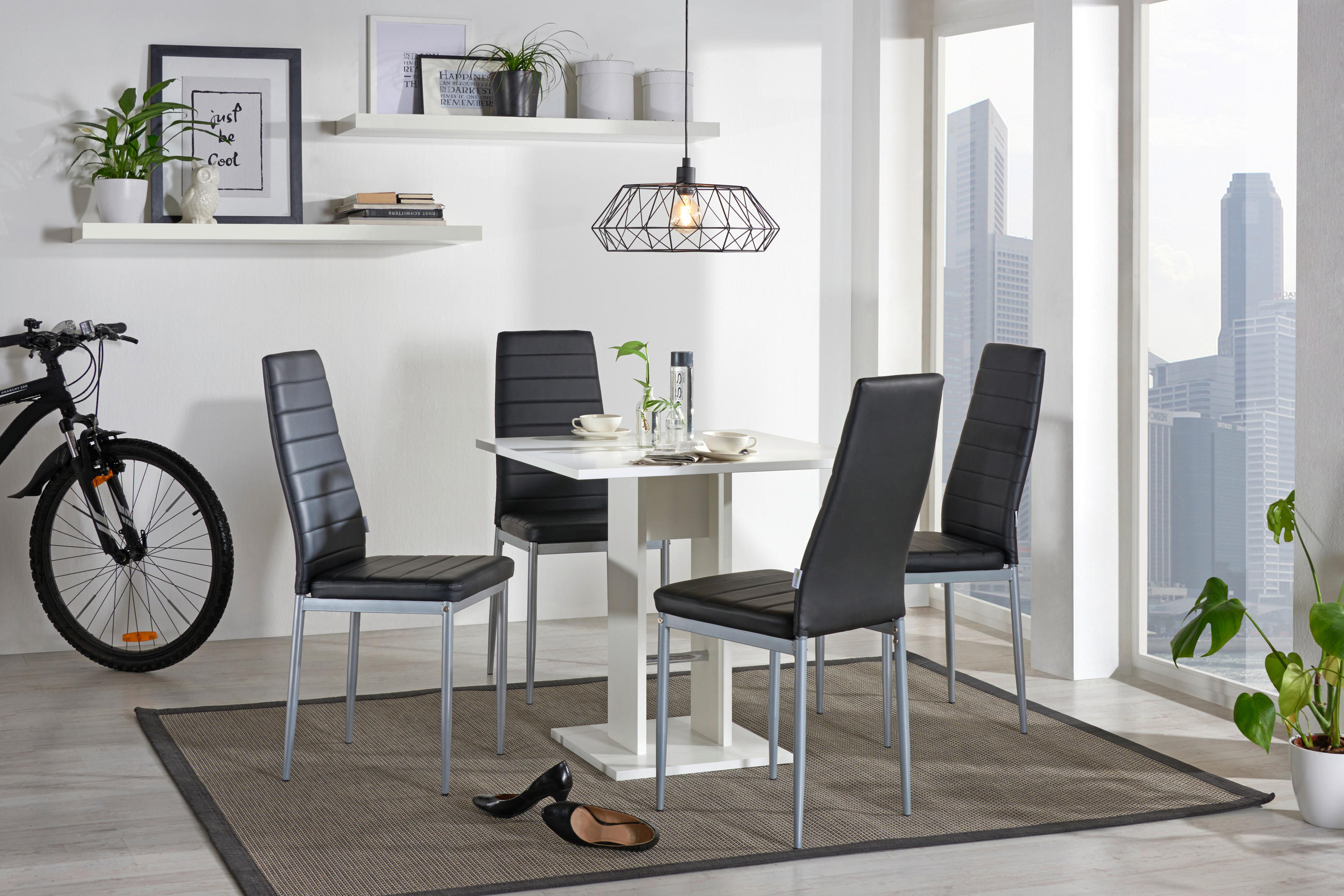 STOL ZA BLAGOVAONICU  bijela  drvni materijal      - bijela, Konvencionalno, drvni materijal (75/75/74cm) - Carryhome