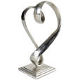 DEKOHERZ - Nickelfarben, Design, Metall (17/32/10cm) - Ambia Home