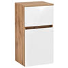 UNTERSCHRANK 40/79/35 cm   - Eichefarben/Silberfarben, KONVENTIONELL, Holzwerkstoff (40/79/35cm) - Held