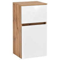 UNTERSCHRANK 40/79/35 cm   - Eichefarben/Silberfarben, KONVENTIONELL, Holzwerkstoff (40/79/35cm) - Held