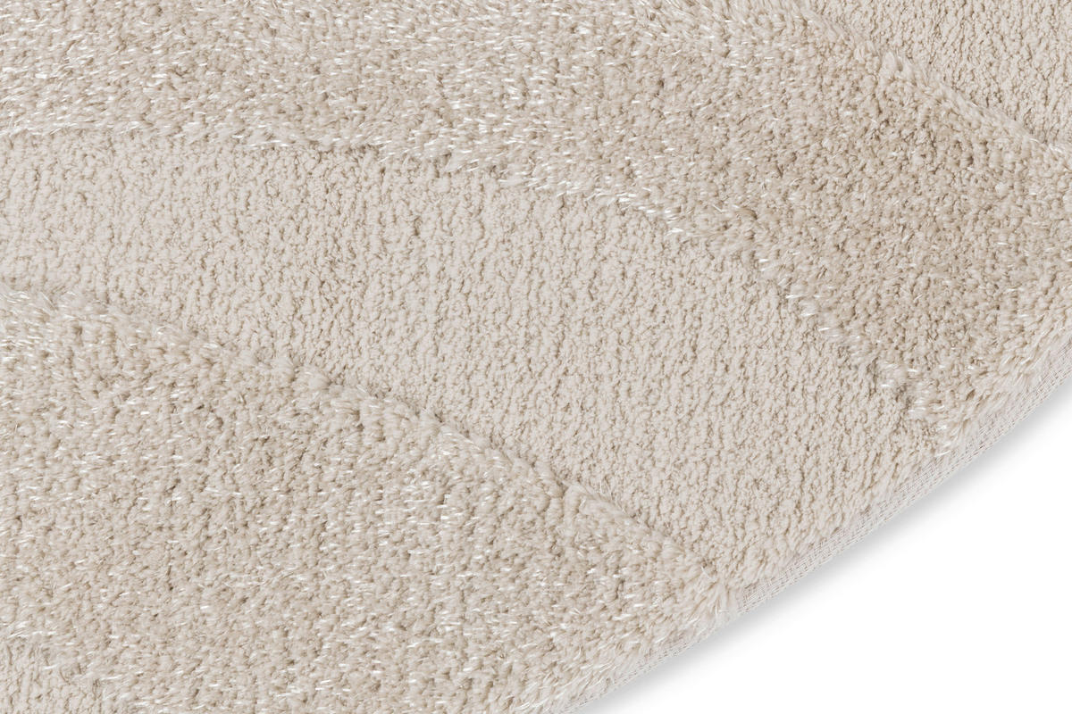 WEBTEPPICH 160/160 cm Blaze Weiß  - Weiß, Design, Textil (160/160cm) - Schöner Wohnen