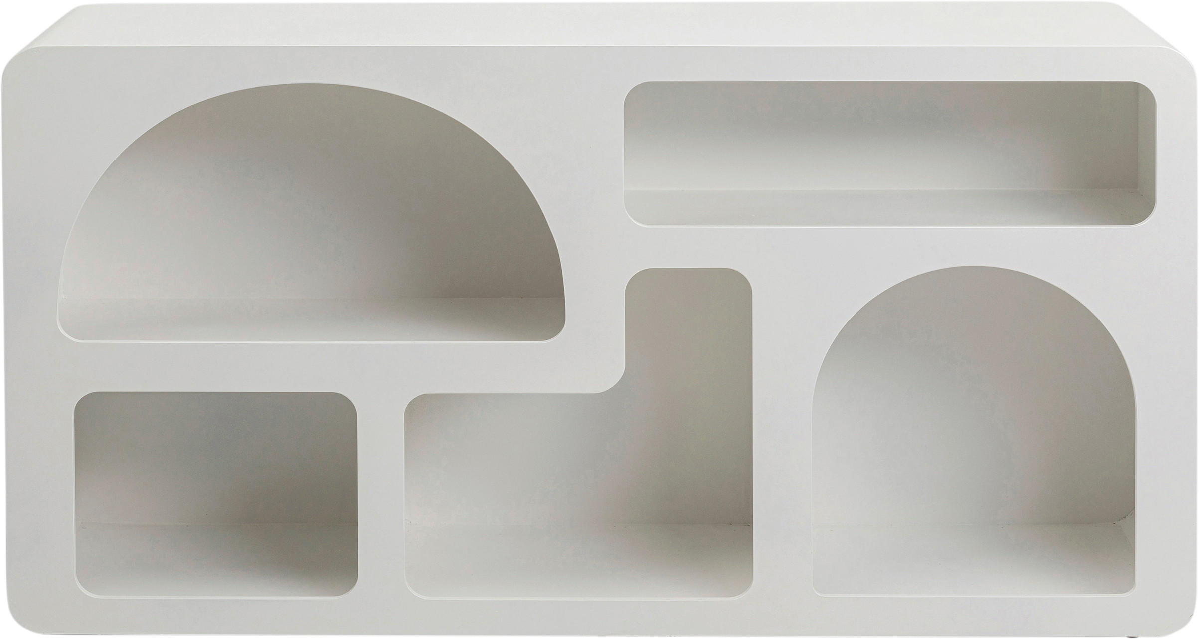 REGAL Weiß  140/75/32 cm  - Weiß, Design, Holzwerkstoff (140/75/32cm) - Kare-Design