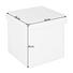 HOCKER - Schwarz, Basics, Holzwerkstoff/Textil (40/40/40cm) - Carryhome