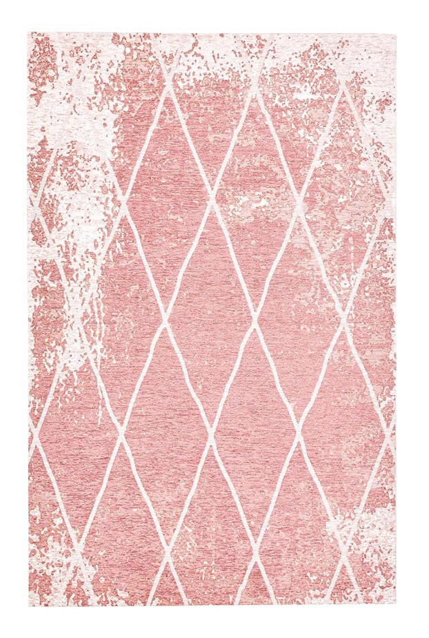 Tom Tailor Vintage-Teppich Fine Line Rosa 68x130 cm