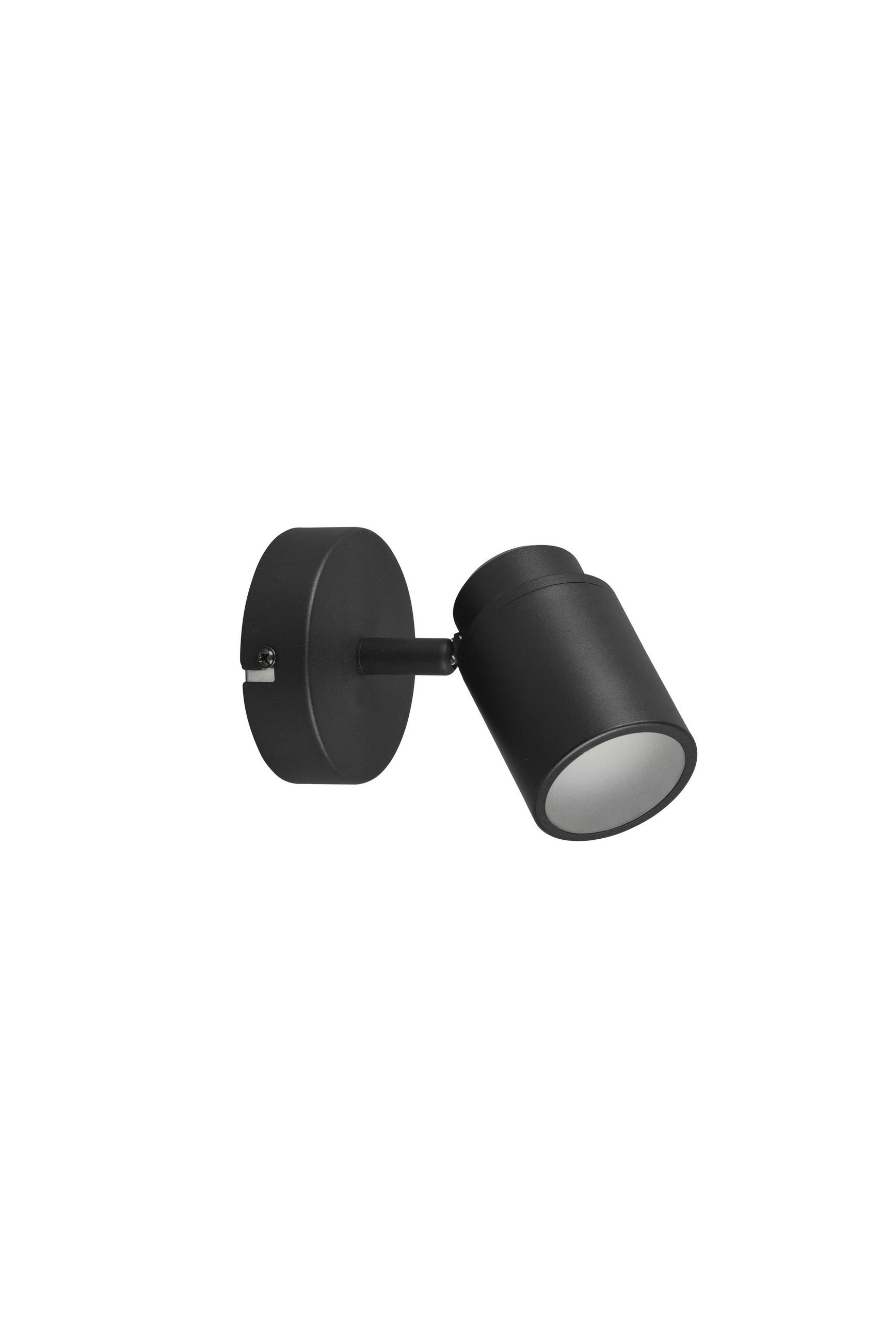 BADEZIMMER-WANDLEUCHTE - Schwarz, Basics, Metall (10,5/15,5/9cm) - Trio Leuchten