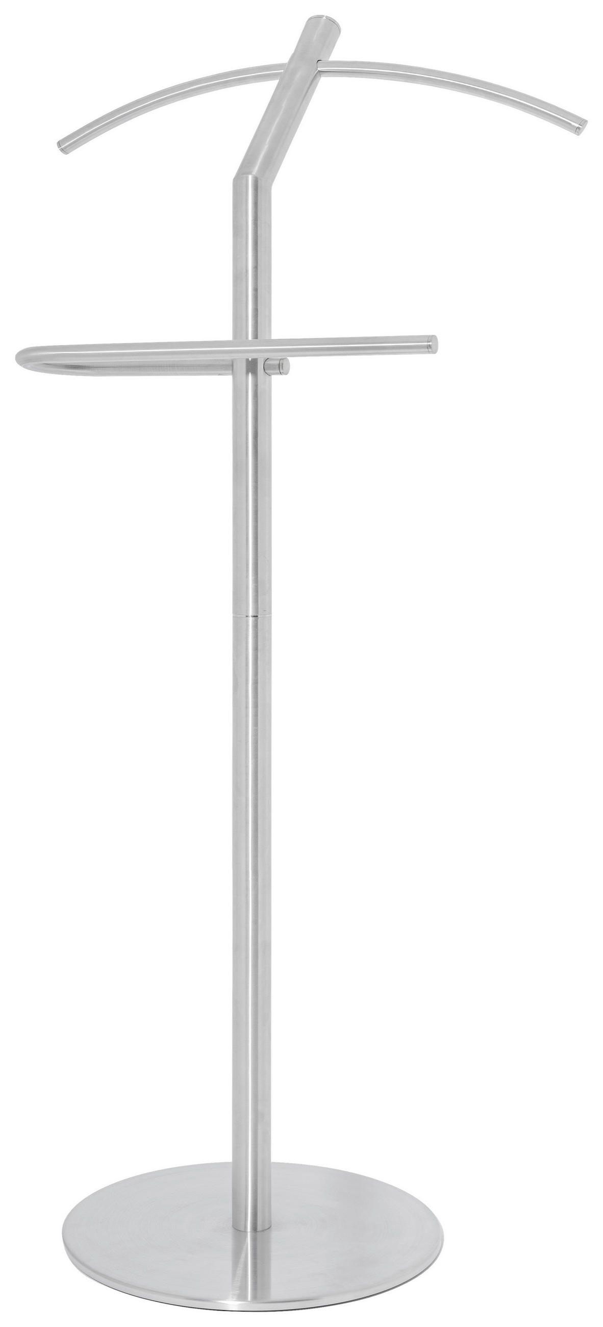 HERRENDIENER in Edelstahlfarben 47/113/30 cm   - Edelstahlfarben, KONVENTIONELL, Metall (47/113/30cm)