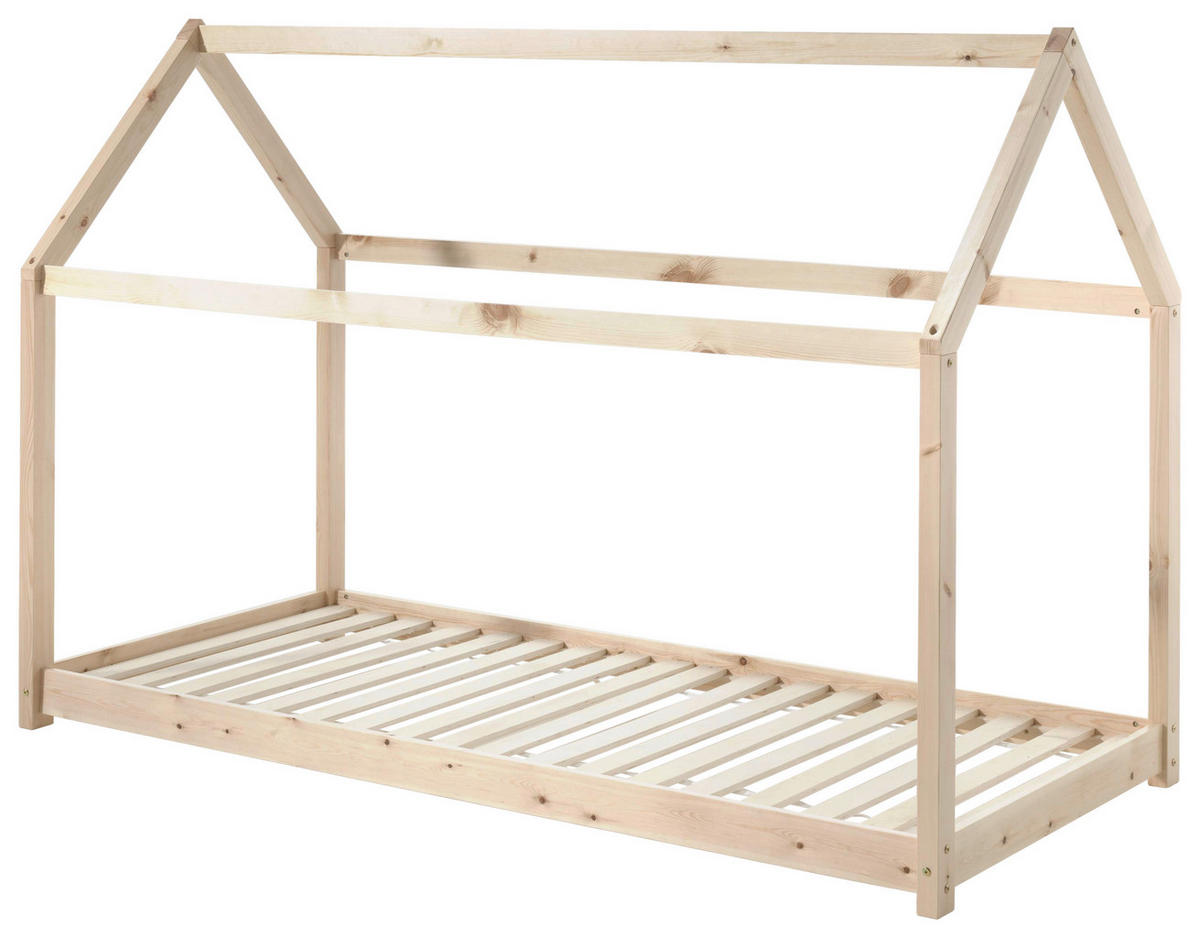 HAUSBETT Matratze, Rollrost 90/200 cm  - Naturfarben, Natur, Holz/Textil (90/200cm) - MID.YOU