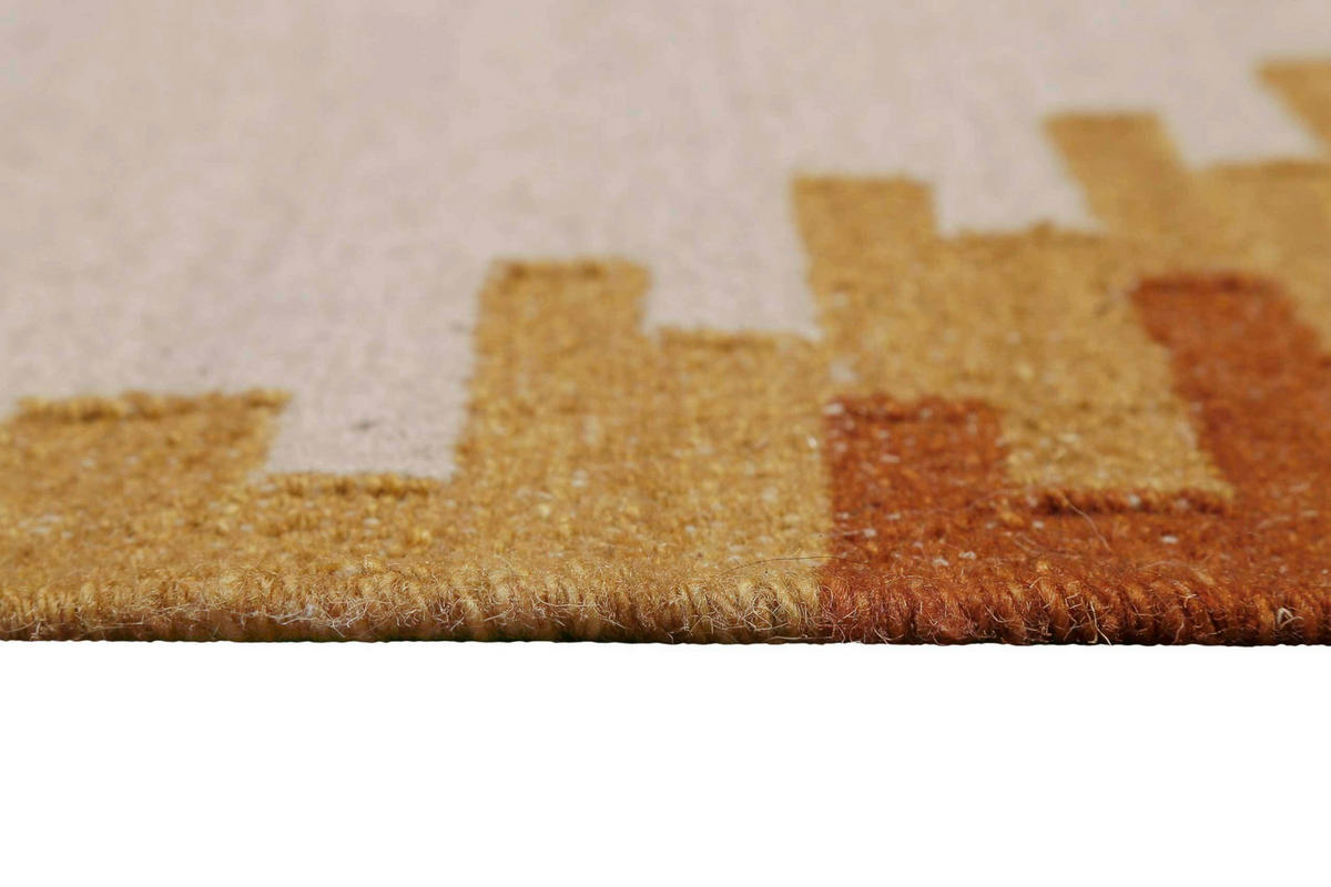 HANDWEBTEPPICH 160/230 cm Belle Braun, Creme, Beige  - Beige/Creme, KONVENTIONELL, Textil (160/230cm)