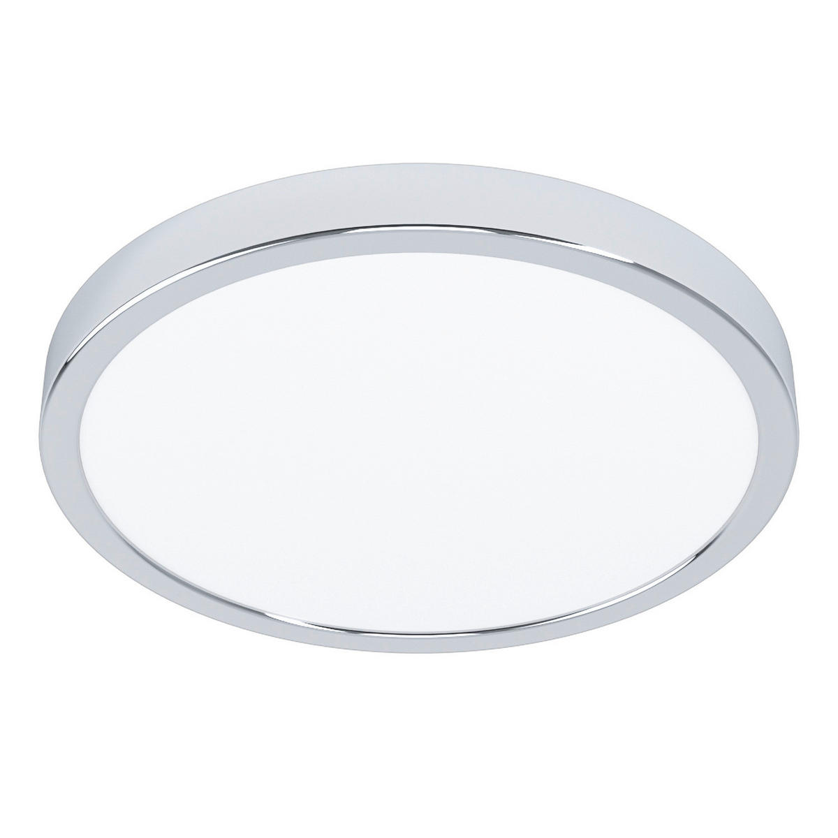 BADEZIMMER-DECKENLEUCHTE  28,5/2,8 cm    - Chromfarben/Weiss, Konventionell, Kunststoff/Metall (28,5/2,8cm) - Eglo