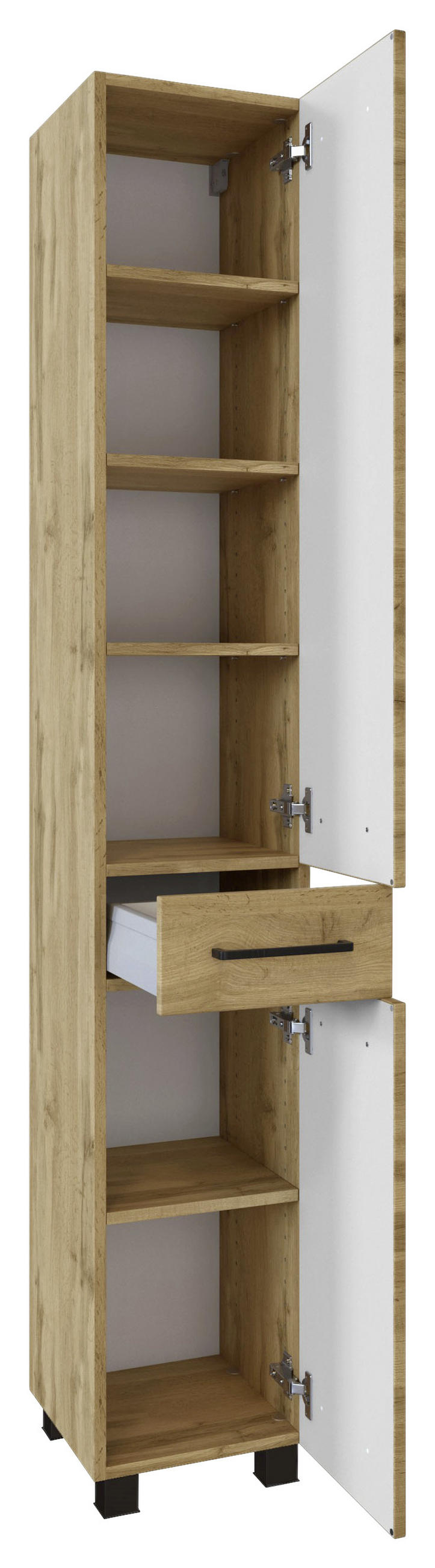 BADEZIMMER  in 90 cm  - Eichefarben, MODERN, Holzwerkstoff (90cm) - Held