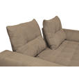BIGSOFA  in Cord Beige  - Beige/Schwarz, KONVENTIONELL, Textil/Metall (246/100/116cm) - Carryhome