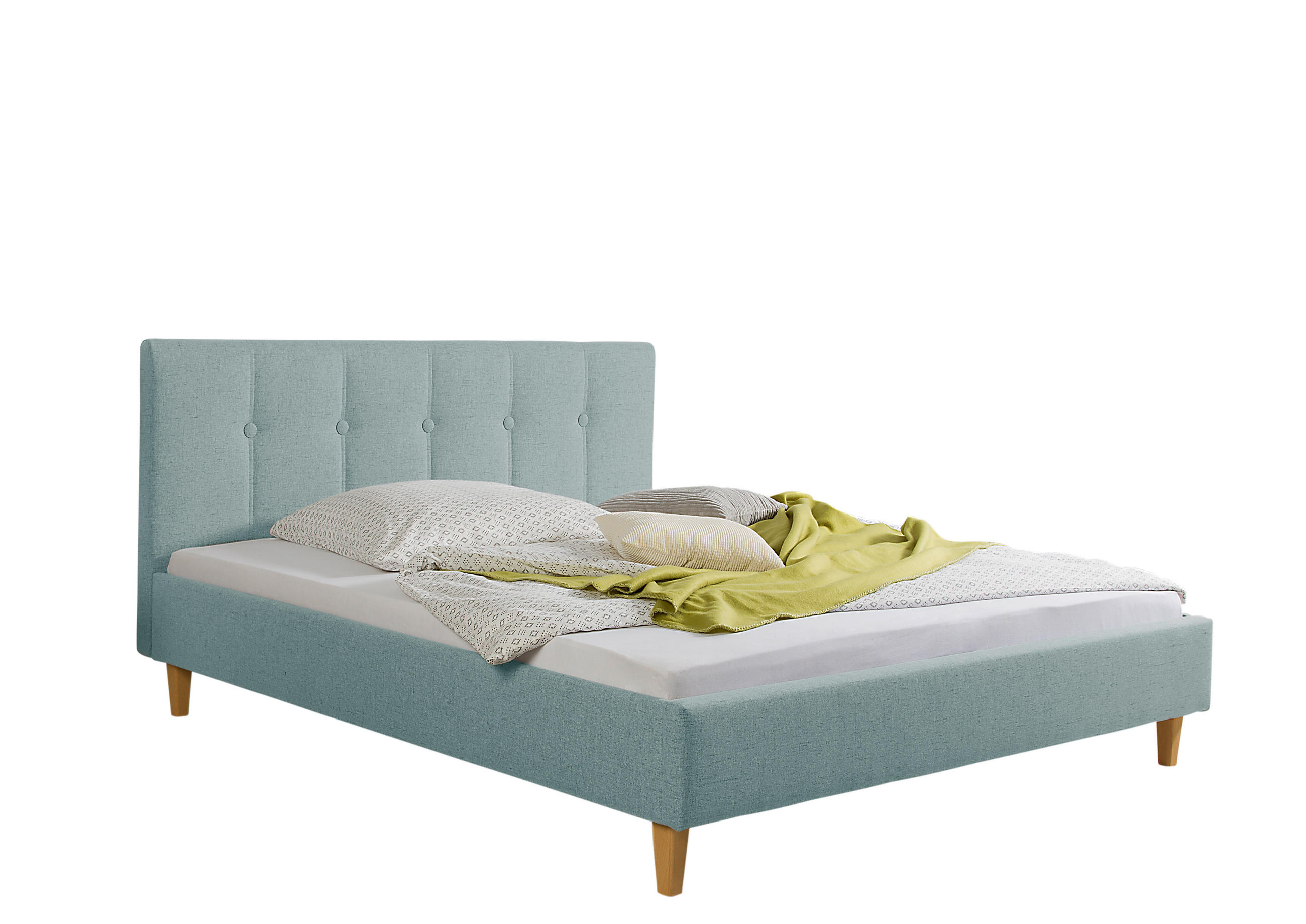 Livetastic Polsterbett Kenny Petrol 180x200 cm
