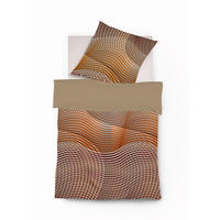 BETTWÄSCHE Bed Art S Satin 155/220 cm  - Beige, Design, Textil (155/220cm) - Fleuresse