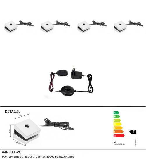 LED-KLEMMLEUCHTE   - Silberfarben, KONVENTIONELL, Kunststoff - Carryhome