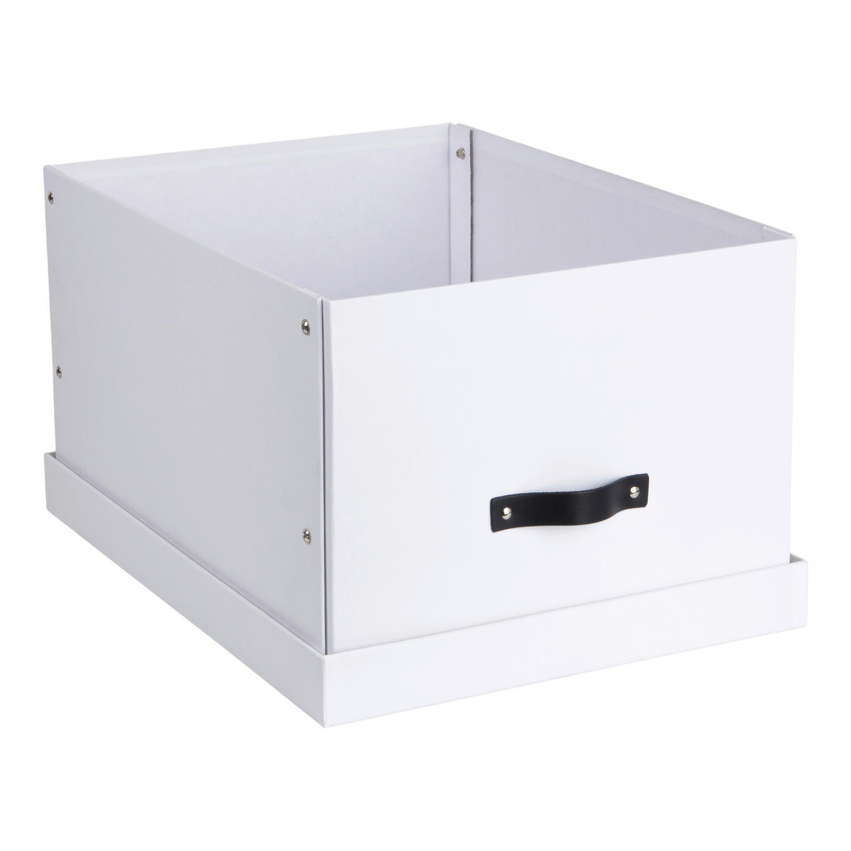 AUFBEWAHRUNGSBOX - Weiß, Basics, Karton/Papier (38/28.5/50.5cm)