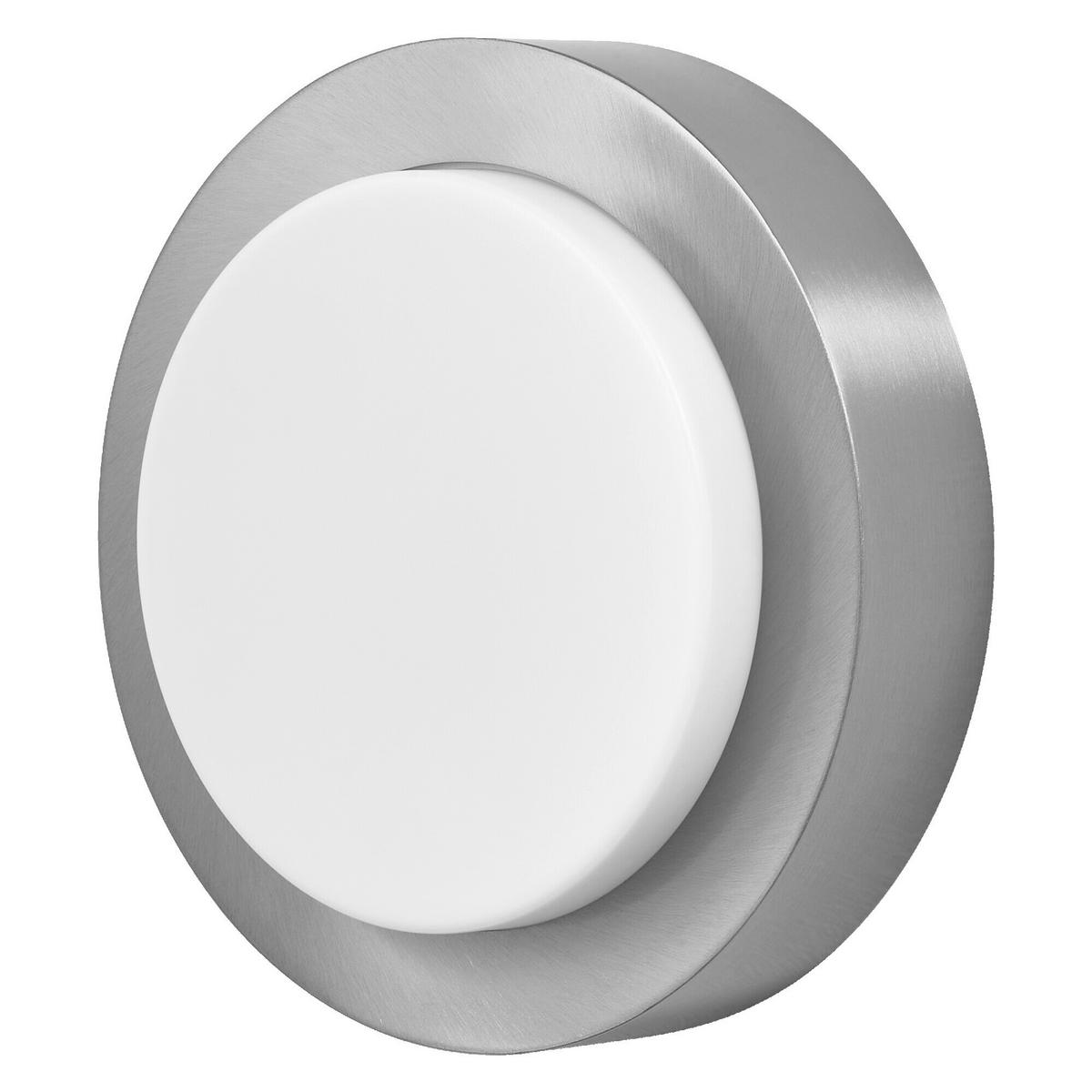 AUßENWANDLEUCHTE Endura Style 20/6 cm   - Edelstahlfarben/Hellgrau, Basics, Kunststoff/Metall (20/6cm) - Ledvance
