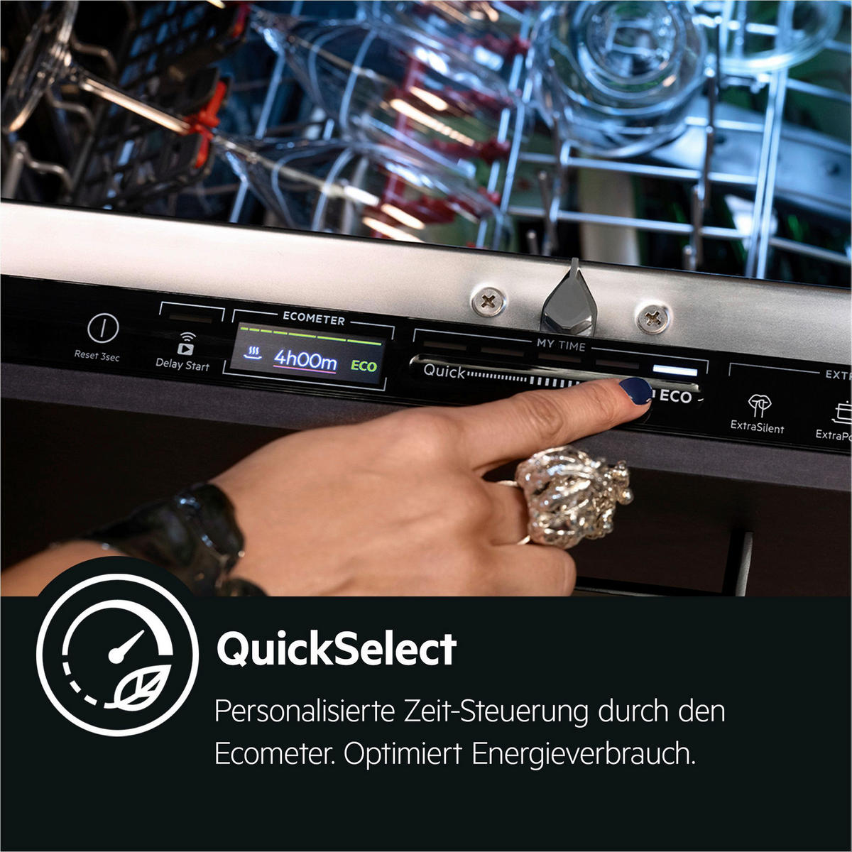 GESCHIRRSPÜLER FSK76727P  - Basics, Metall (59,6/81,8-89,8/56,0cm) - AEG