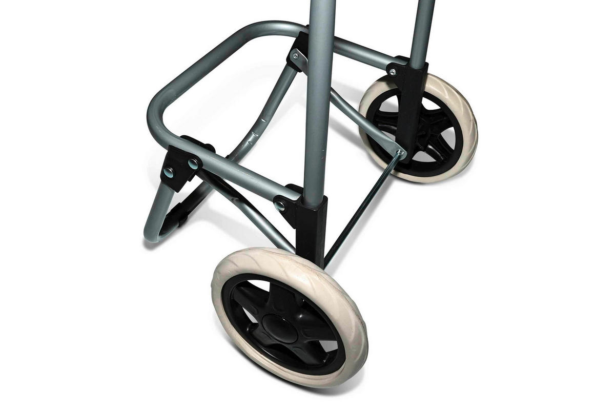 KOLICA ZA KUPOVINU   plava, zelena, crvena, crna  - zelena/plava, Basics, metal/tekstil (86/28/33cm)