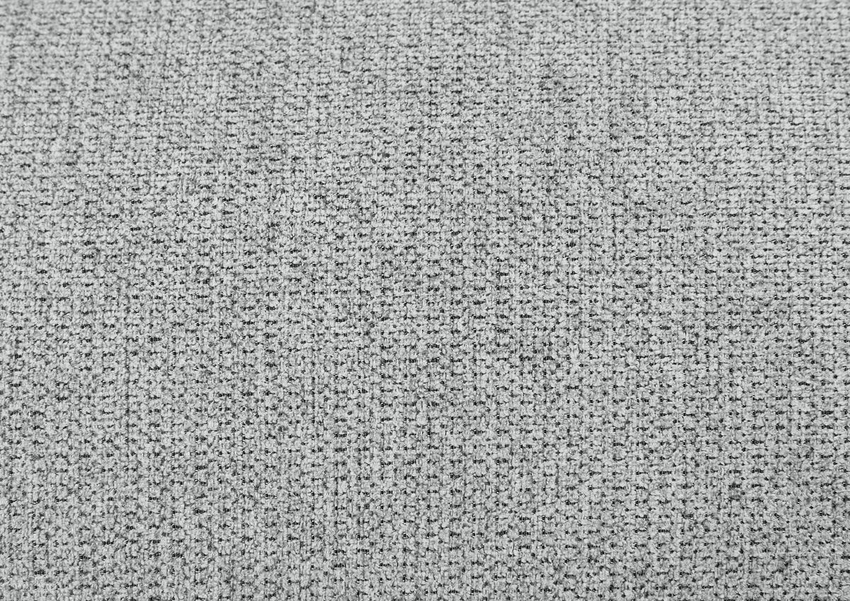 ECKSOFA in Chenille Grauweiss  - Schwarz/Grauweiss, Design, Textil/Metall (329/190cm) - Beldomo Style