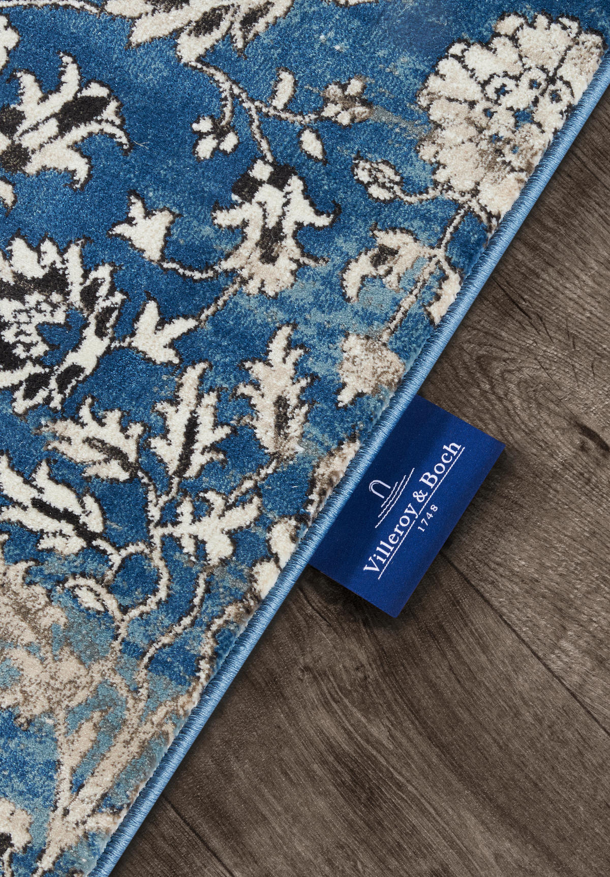 LÄUFER 80/240 cm Kollektion 1869 Blau, Creme  - Blau/Creme, Design, Kunststoff/Textil (80/240cm) - Villeroy & Boch