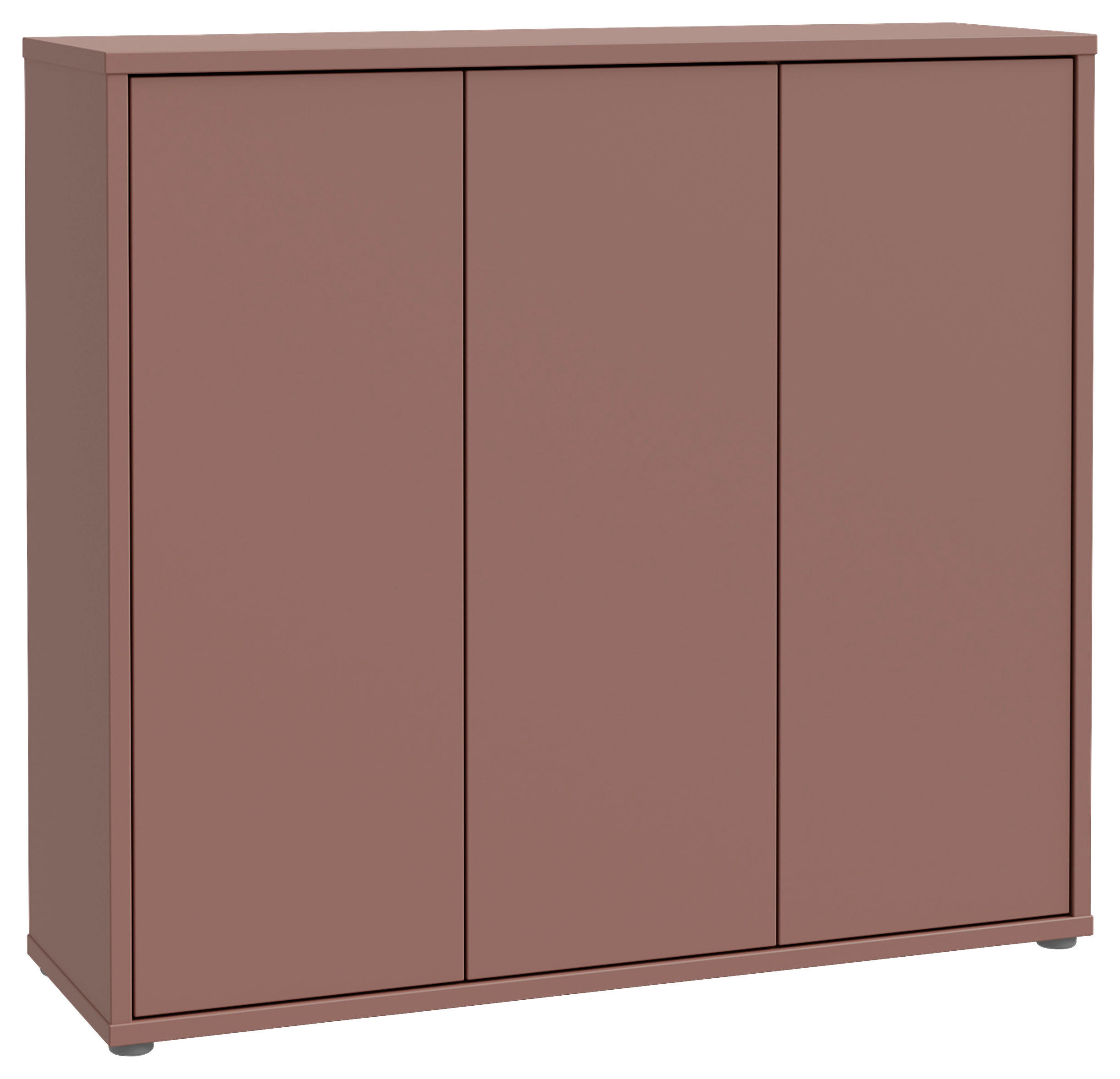 SCHUHSCHRANK Terracotta  - Terracotta/Grau, MODERN, Holzwerkstoff/Kunststoff (110/100/35cm) - Xora