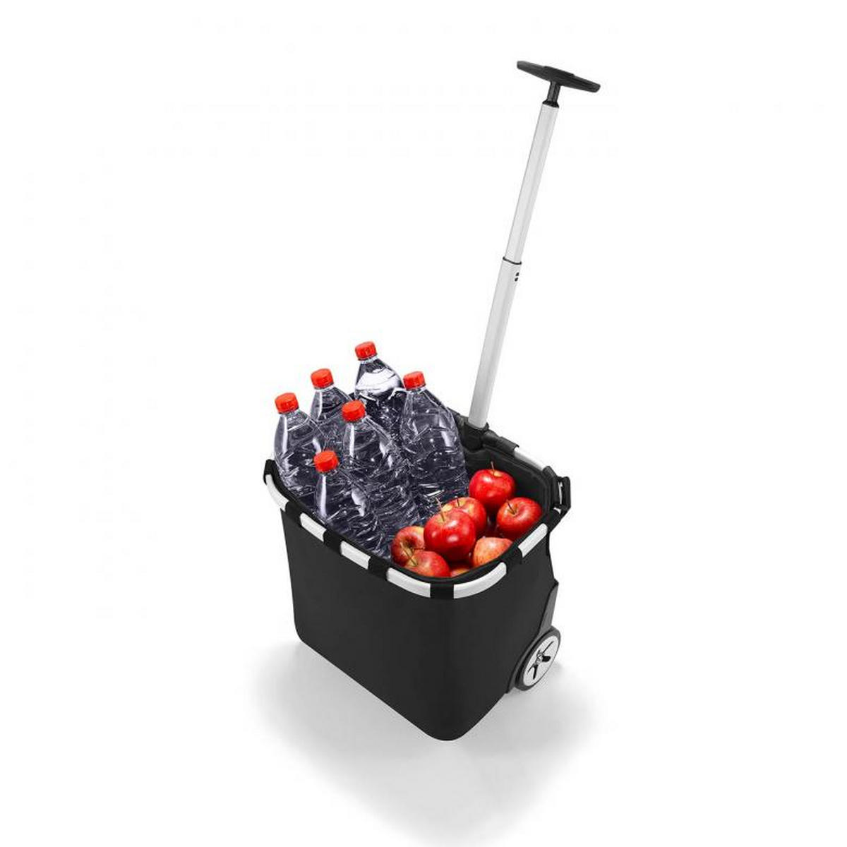 CARRY-CRUISER SCHWARZ  - Basics, Textil/Metall (42/47,5/32cm) - Reisenthel