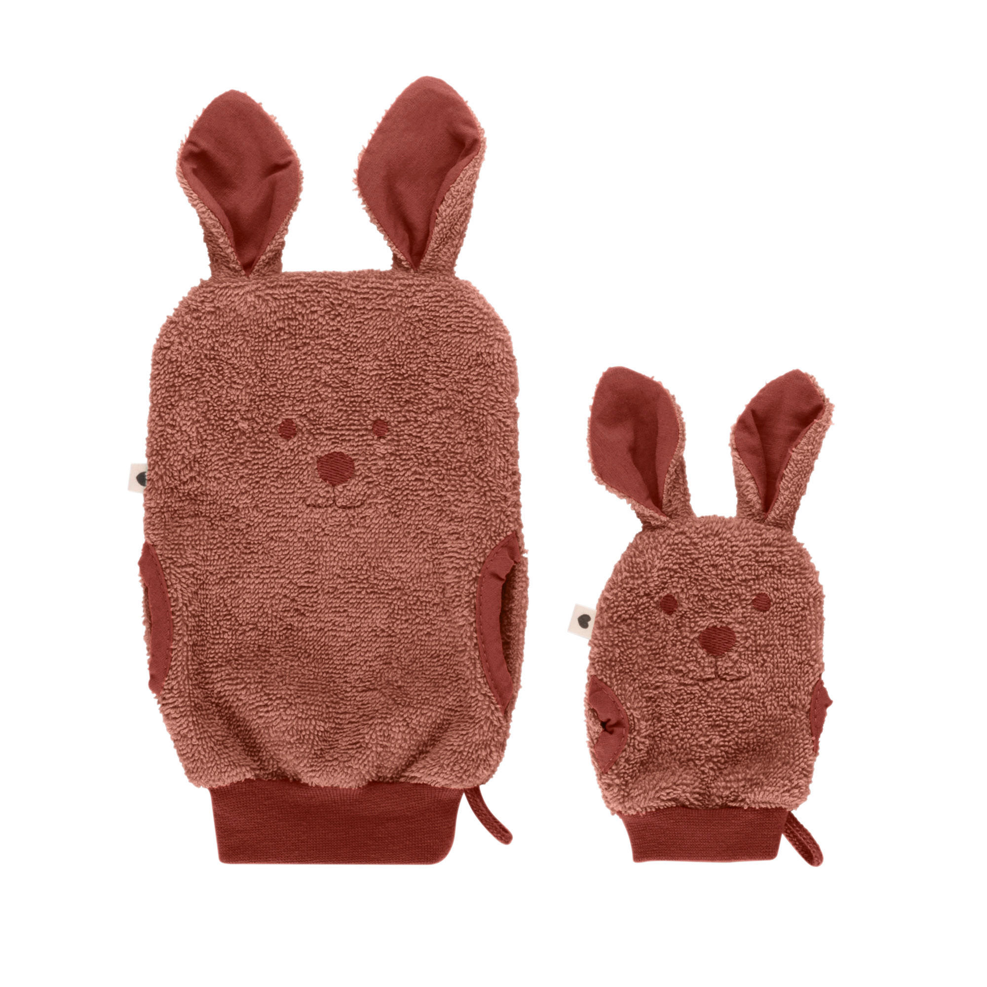BADETUCHSET Dunkelorange  - Dunkelorange, Basics, Textil (18,8/25/2cm)