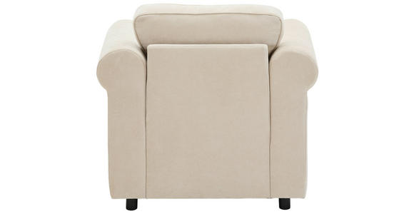 SESSEL in Chenille Beige  - Beige/Schwarz, KONVENTIONELL, Kunststoff/Textil (106/88/86cm) - Carryhome