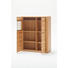 HIGHBOARD 107/131/38 cm - Edelstahlfarben/Buchefarben, KONVENTIONELL, Glas/Holz (107/131/38cm) - Novel HIGHBOARD 107/131/38 cm - Edelstahlfarben/Buchefarben, KONVENTIONELL, Glas/Holz (107/131/38cm) - Novel