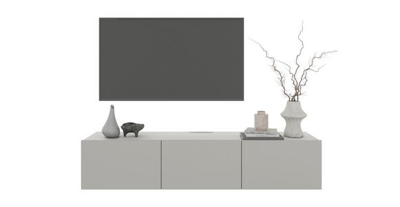LOWBOARD Newniq in 180/36,7/42 cm - Kaschmir, Design, Holzwerkstoff (180/36,7/42cm) - Hom`in