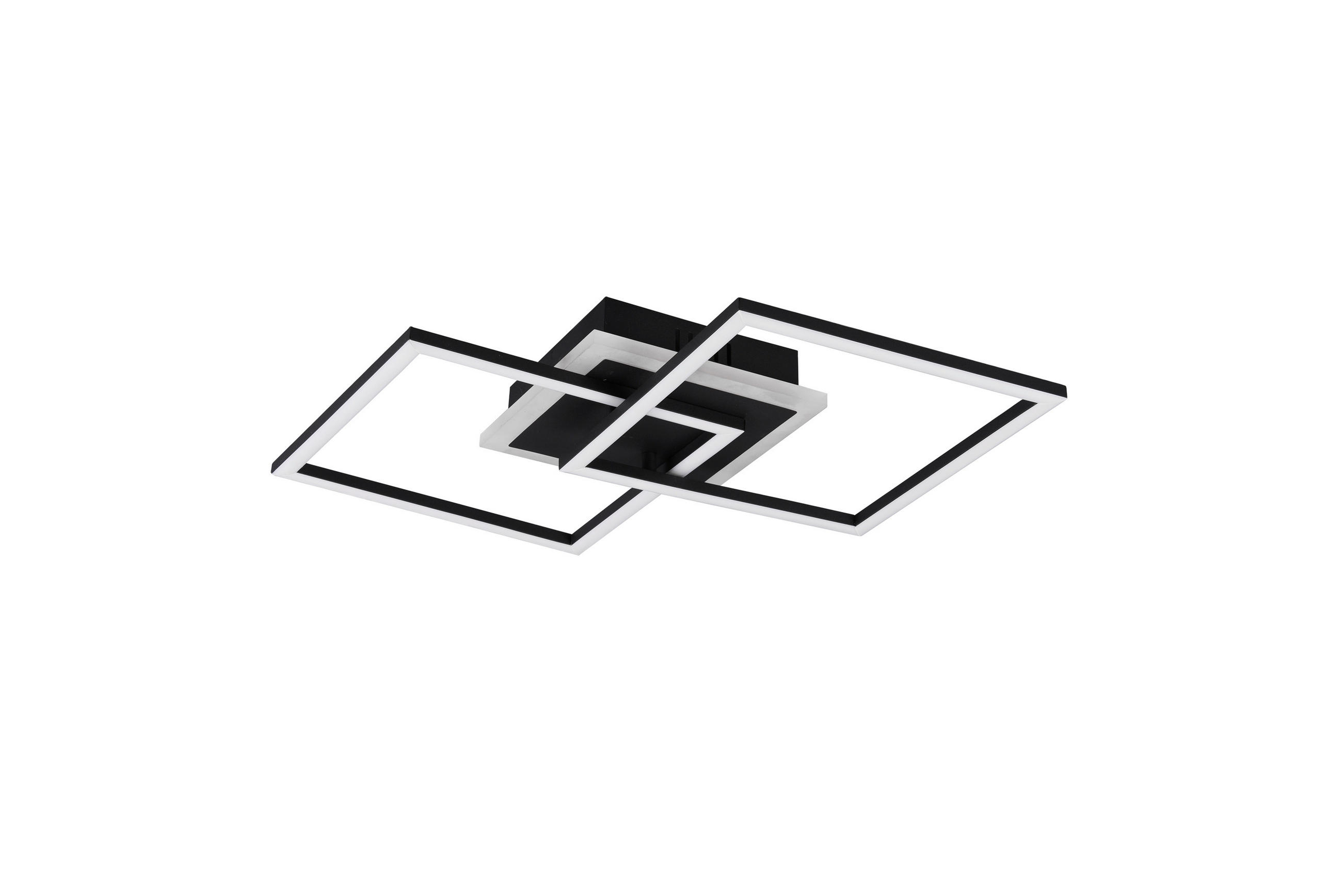 XXXLutz Led-Deckenleuchte Venida Schwarz, Weiß 57.5x7.5x35.5 cm