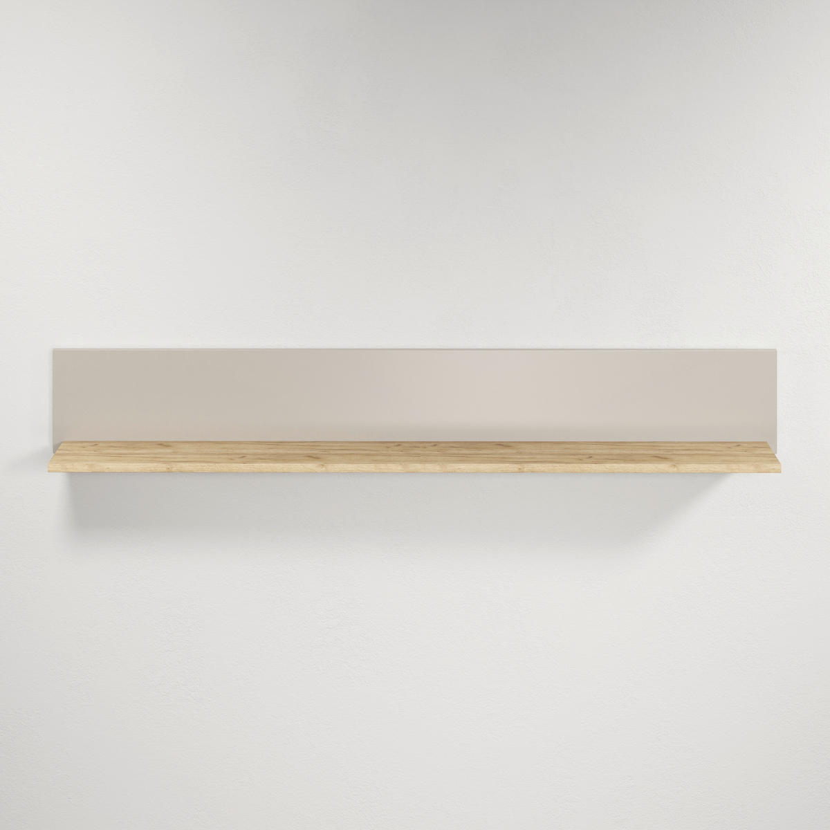 WANDBOARD in 140/20/22 cm Eichefarben, Kaschmir  - Kaschmir/Eichefarben, Basics, Holzwerkstoff (140/20/22cm) - MID.YOU