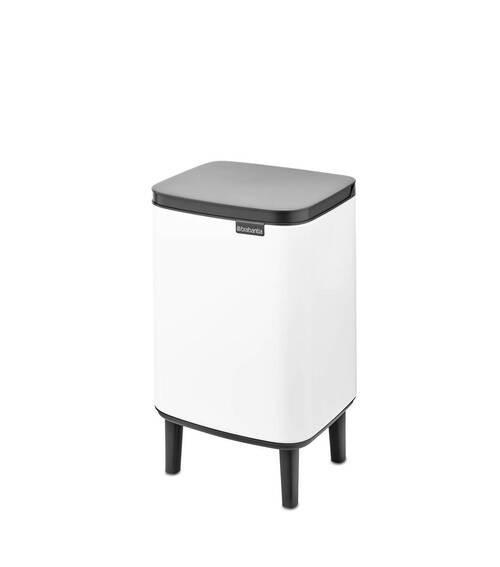 SZEMETESVÖDÖR 7 l  - fekete/fehér, Design, műanyag/fém (7Ll) - Brabantia