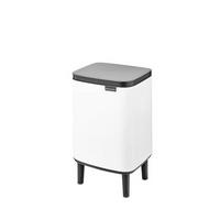 SZEMETESVÖDÖR 7 l  - fekete/fehér, Design, műanyag/fém (7Ll) - Brabantia