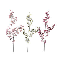 KUNSTBLUME - Weiss/Pink, Lifestyle, Kunststoff/Textil (78cm)