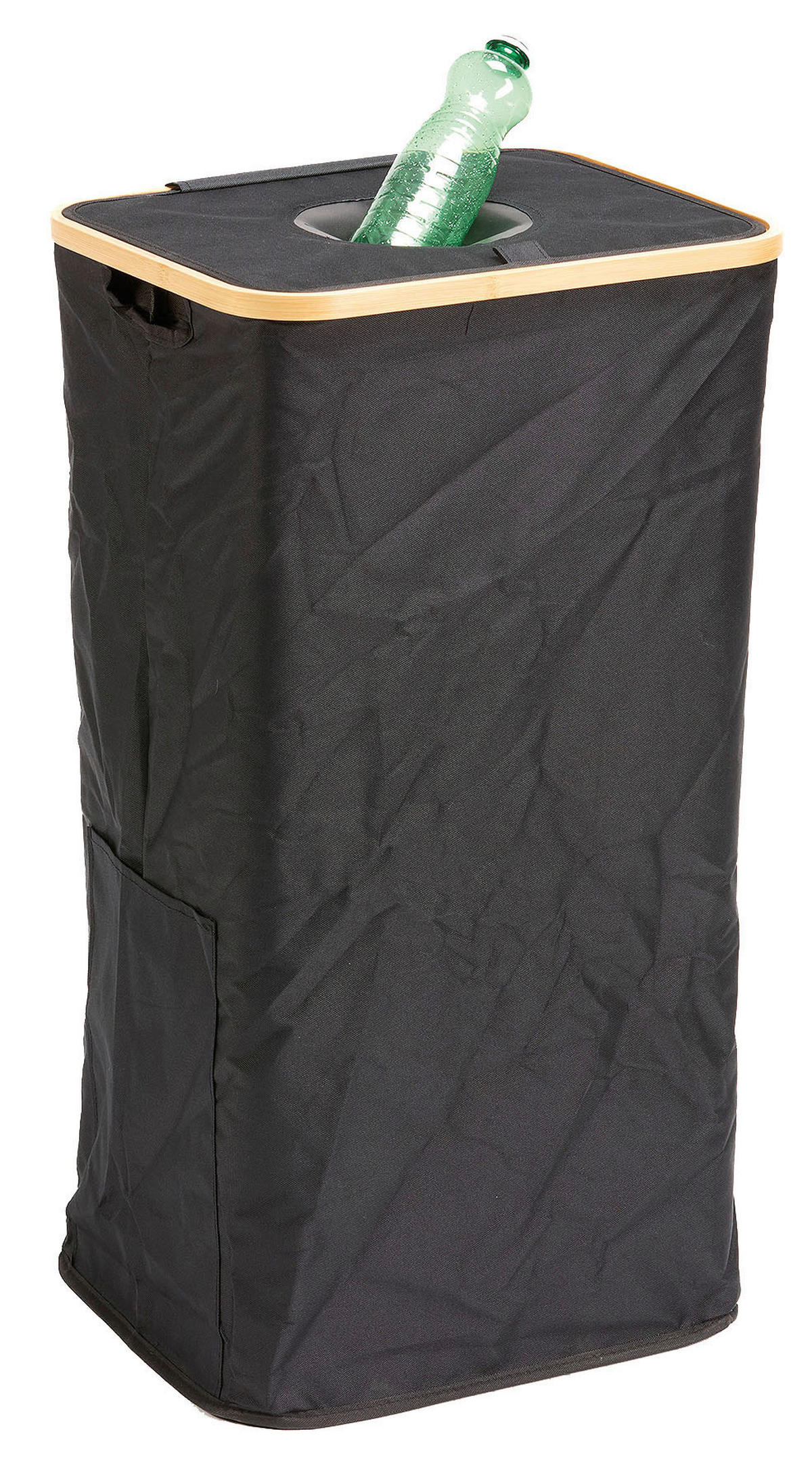 SAMMELBEHÄLTER  Textil  - Schwarz, Basics, Textil (40/33/73cm)