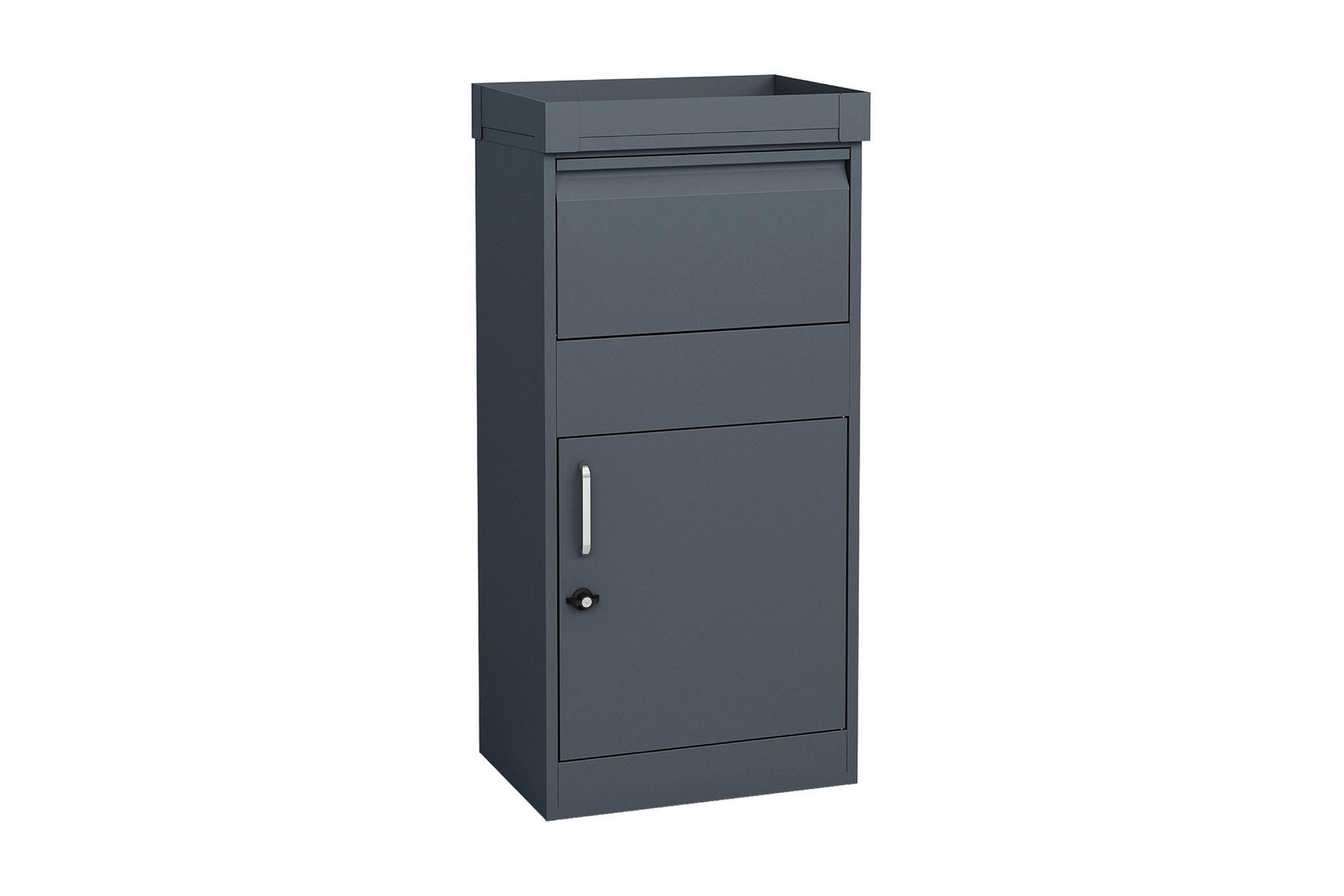 PAKETBOX  - Anthrazit, KONVENTIONELL, Metall (37/50/105cm)