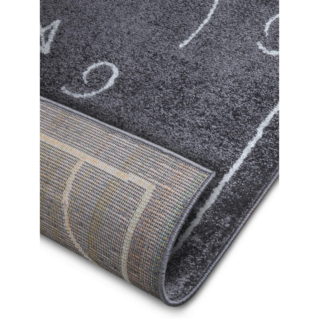 Thumbnail - Xxxl Kinderteppich Adventures, Dunkelgrau, Textil, Fußball, rechteckig, 120x170 cm, Oeko-Tex® Standard 100, für Fußboden...