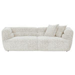 BIGSOFA  in Chenille Creme, Beige  - Beige/Creme, KONVENTIONELL, Kunststoff/Textil (240/75/105cm) - Carryhome