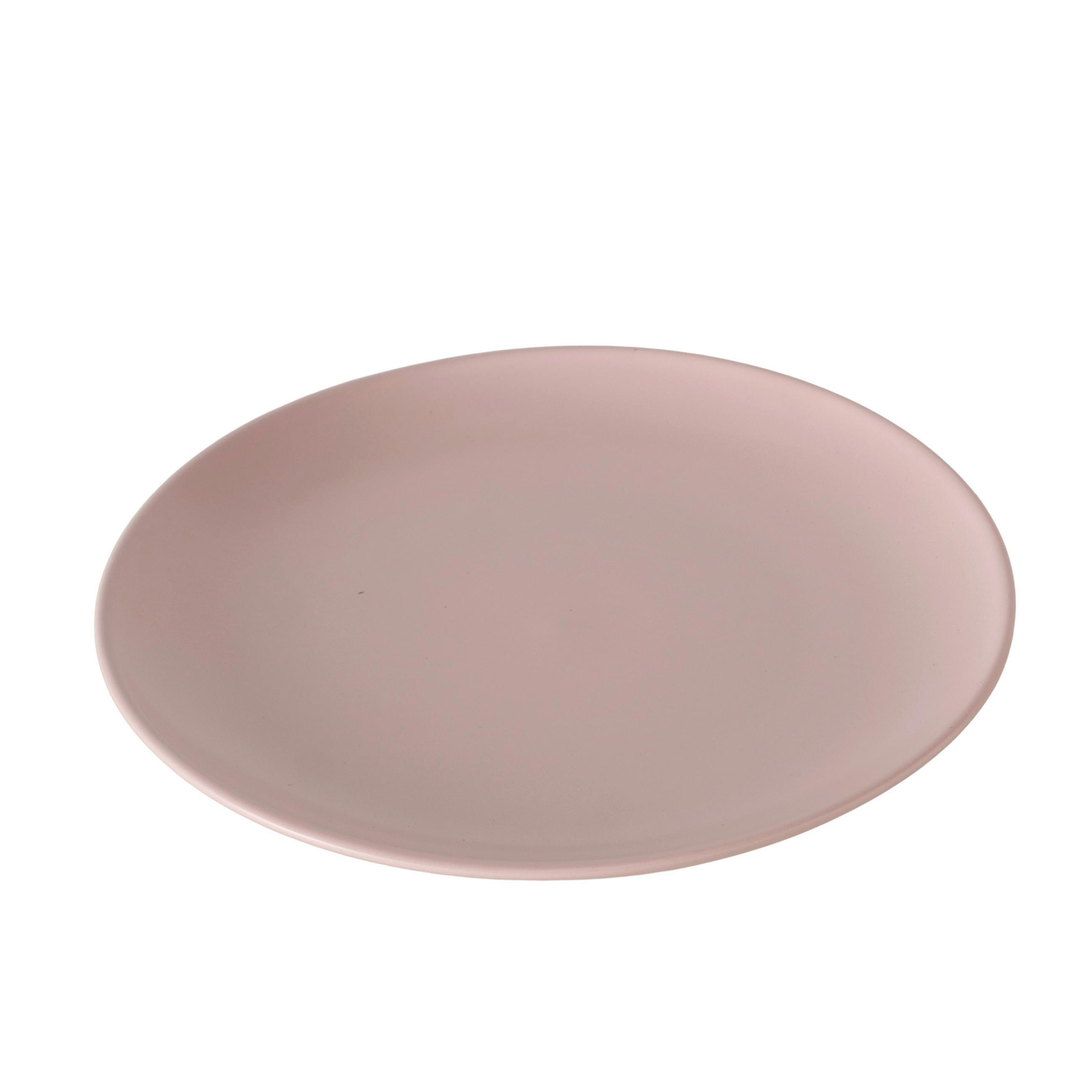 TÁNYÉR  - világos rózsaszín, Basics, kerámia (19,5/2,5cm)