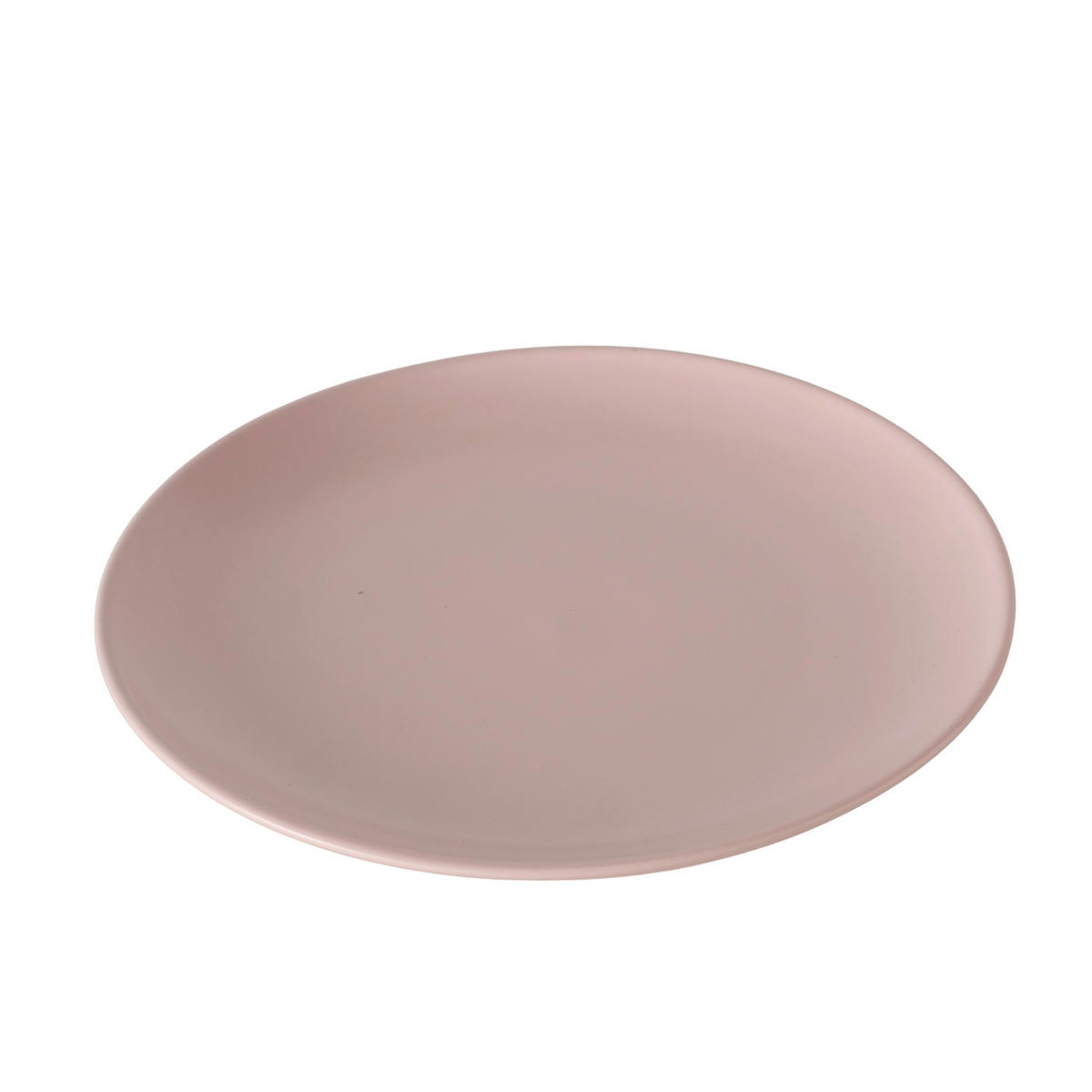 TÁNYÉR  - világos rózsaszín, Basics, kerámia (19,5/2,5cm)