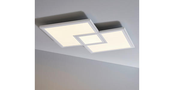 LED-DECKENLEUCHTE 67/67/5 cm   - Weiß, Trend, Kunststoff/Metall (67/67/5cm) - Novel