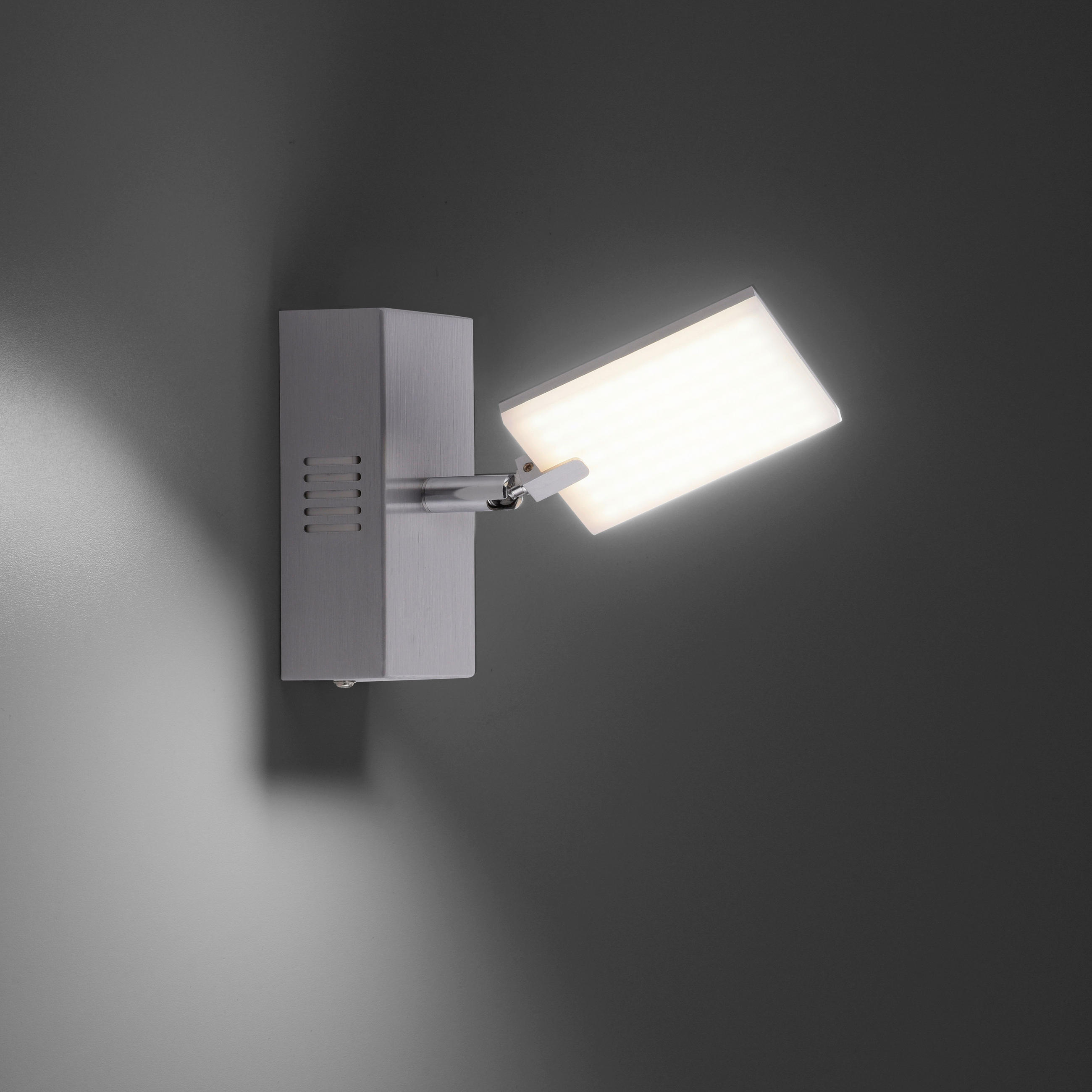 LED-STRAHLER 20/7,5/9,7 cm   - Alufarben, Design, Kunststoff/Metall (20/7,5/9,7cm) - Neuhaus PURE