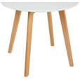 KINDERTISCH - Buchefarben/Weiß, Trend, Holz/Holzwerkstoff (60/50,5cm) - My Baby Lou