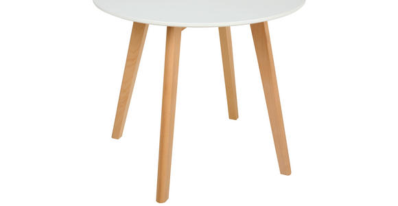 KINDERTISCH - Buchefarben/Weiß, Trend, Holz/Holzwerkstoff (60/50,5cm) - My Baby Lou